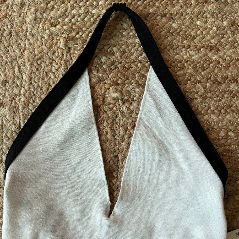 ZARA Stretch Contrast Bodysuit – Sculpt Fabric – Size M - Picture 9 of 13